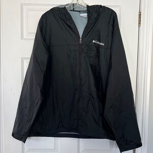 Columbia Black windbreaker